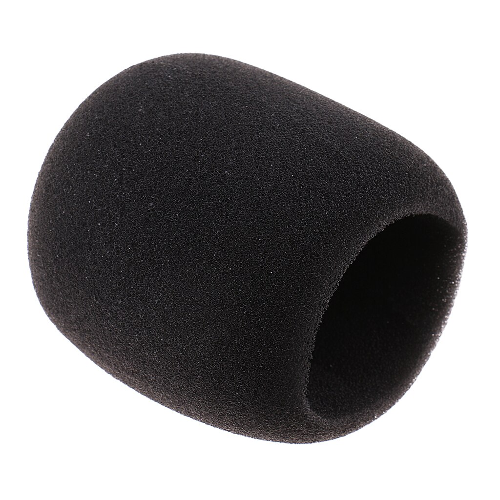 Microphone Headset Grill Windscreen Sponge Foam Black Soft Mic Cover Shield