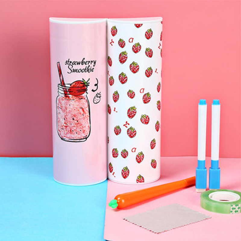 pencil case password school supplies Pink Plastic pencil case locks for girls Cosmetics boxes NBX Storage bag With calculator