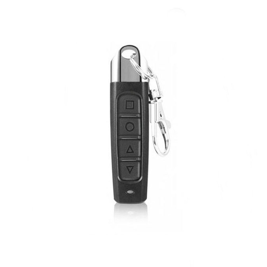 Universal Cloning Duplicator Key Fob A Distance Remote Control 433MHZ Clone Fixed Learning Code For Gate Garage Door: Graphics Black