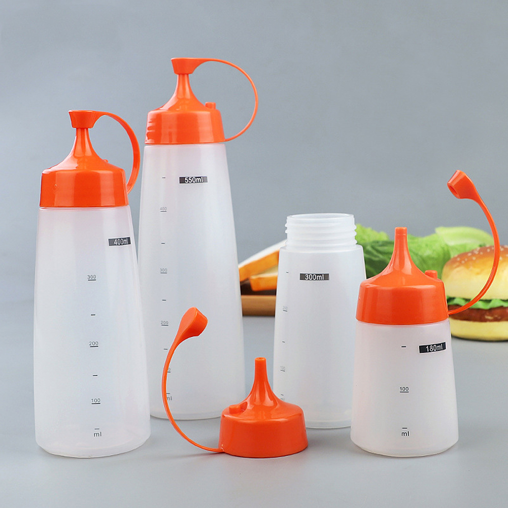 Łatwy w użyciu sos pomidorowy naczynia stołbyć winnym wytrzymały sos sałatkowy spiczasta końcówka przyprawa olej dżem przyprawa kuchenna butelka robić wyciskania mała