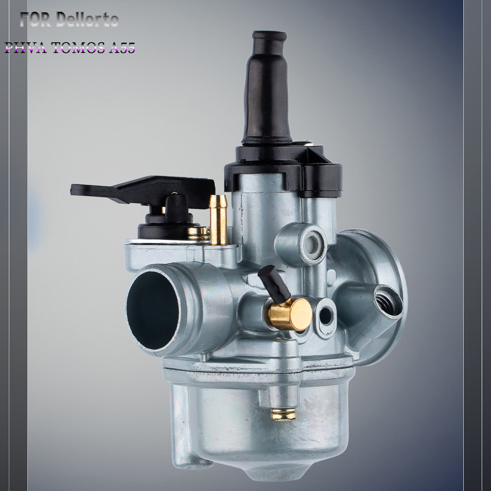 17.5mm Carburateur Voor Dellorto PHVA TOMOS A55 50cc 80cc A55 Carb Motorfiets Carb Scooters Motocross Accessoires Dirt Pit Bike