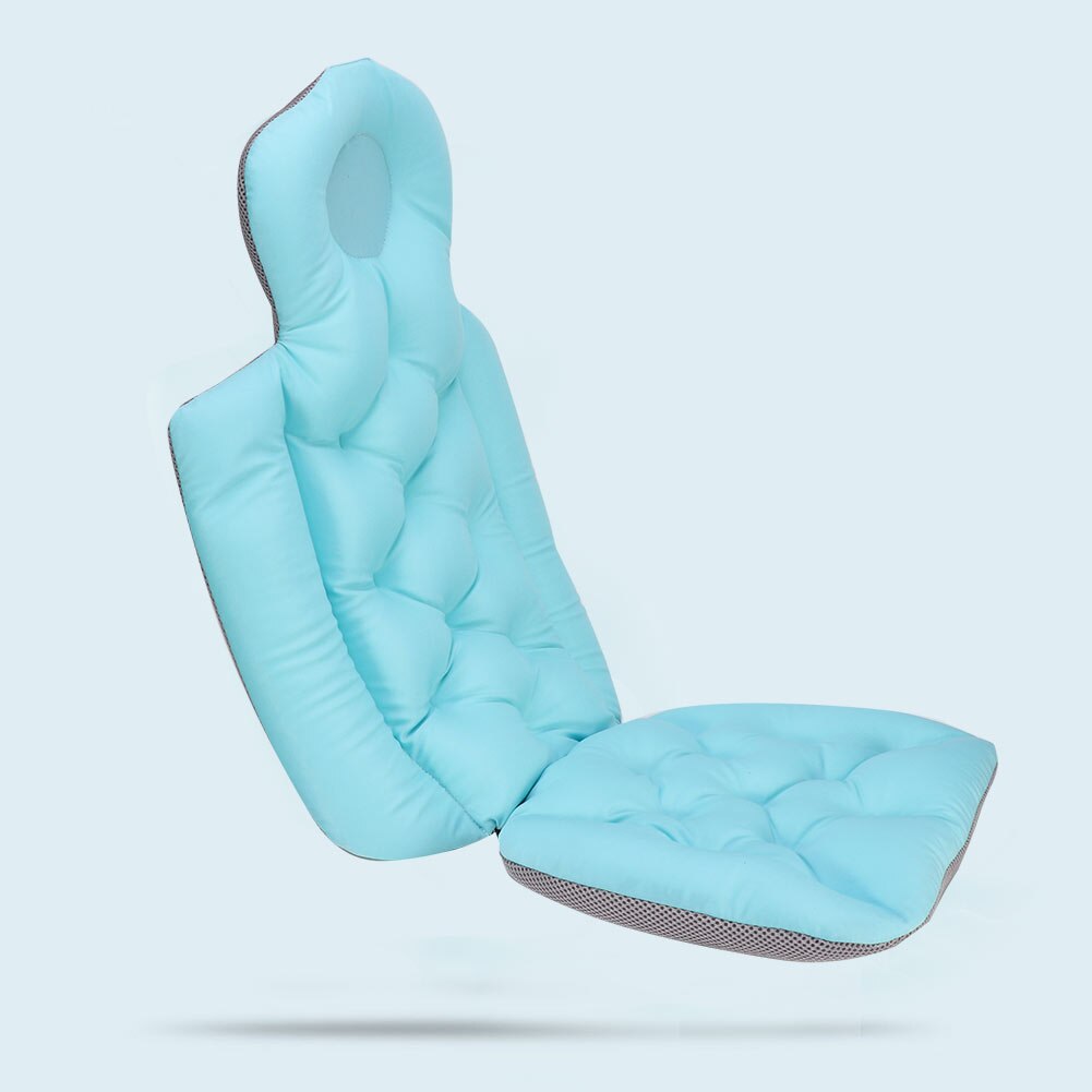 Bathtub Pillow Back Support Bath Cushion Full Body Shoulder For Head Home Neck Ergonomic Non Slip Spa Soft Bathroom