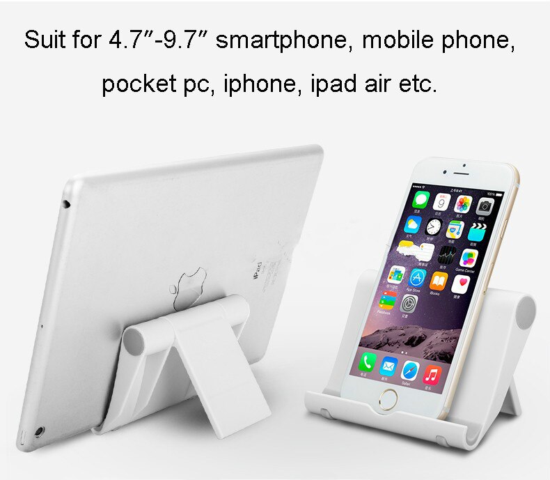 Foldbar universal tablet pc holder mobiltelefon stander bærbar justerbar smartphone ipad support stand