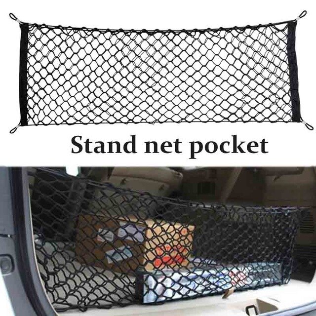 Lentai voor peugeot 206 307 308 207 508 jaguar suzuki swift grand vitara auto kofferbak bagage opbergruimte nylon elastisch net: Staande netzak