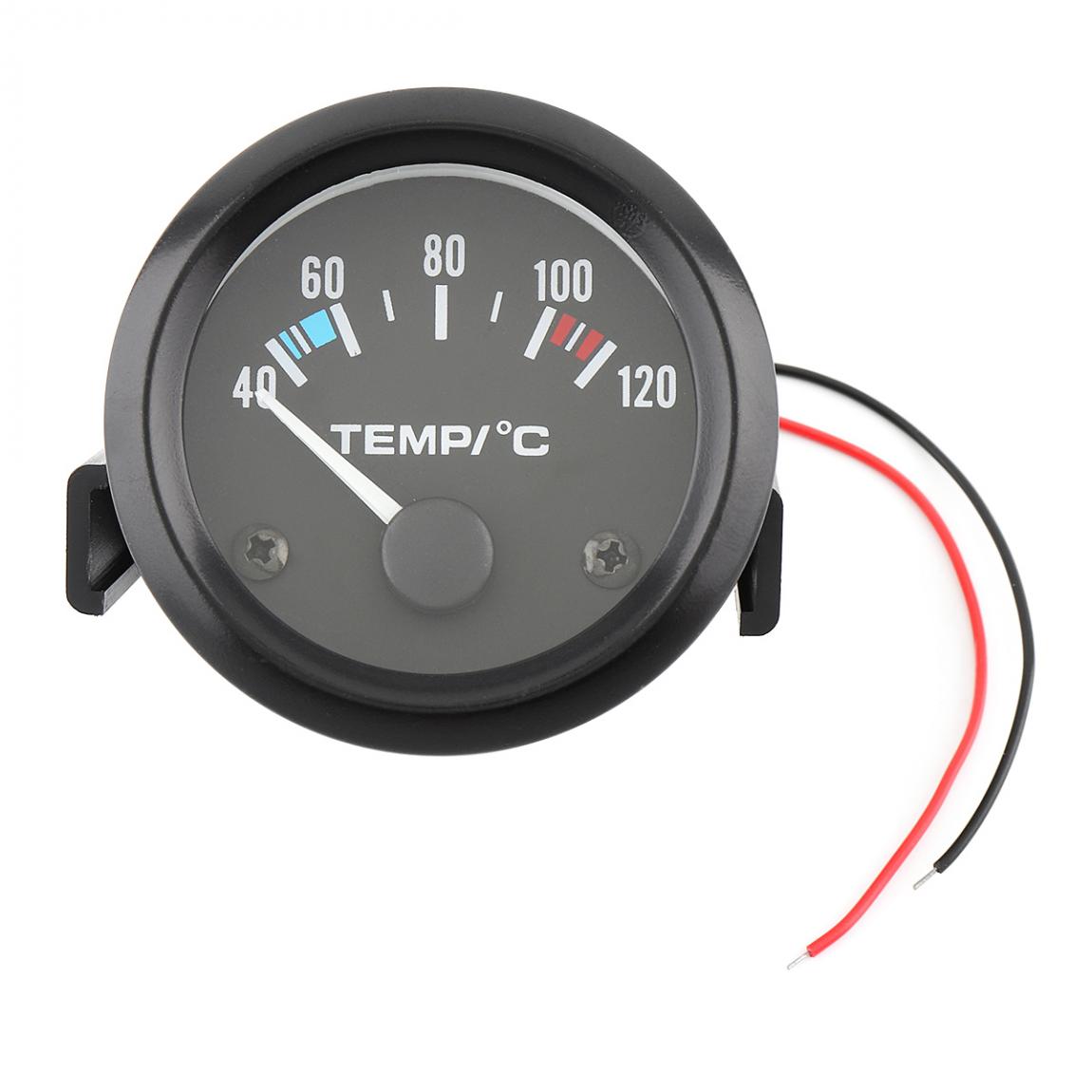 2inch 12V Universal Car Water Temp Gauges Auto Car Pointing Water Temperature Temp Gauge 40 - 120 White LED Fit for Cars