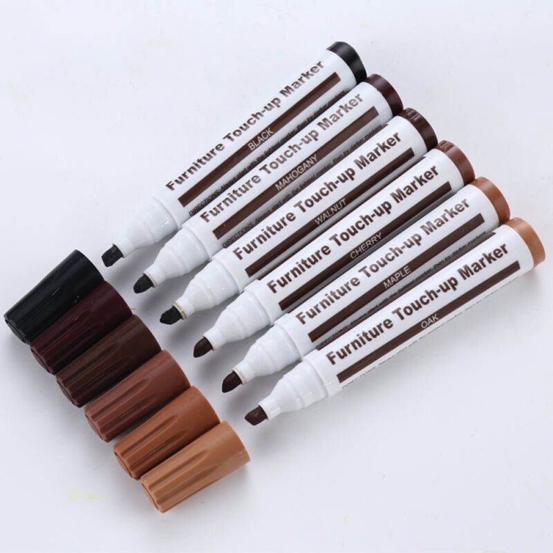 Furniture Refinishing Pens Repair Paint Pen Floor Colors Paste Repair Pen Furniture Scratch Fast Remover Solid Wood Patch Tool