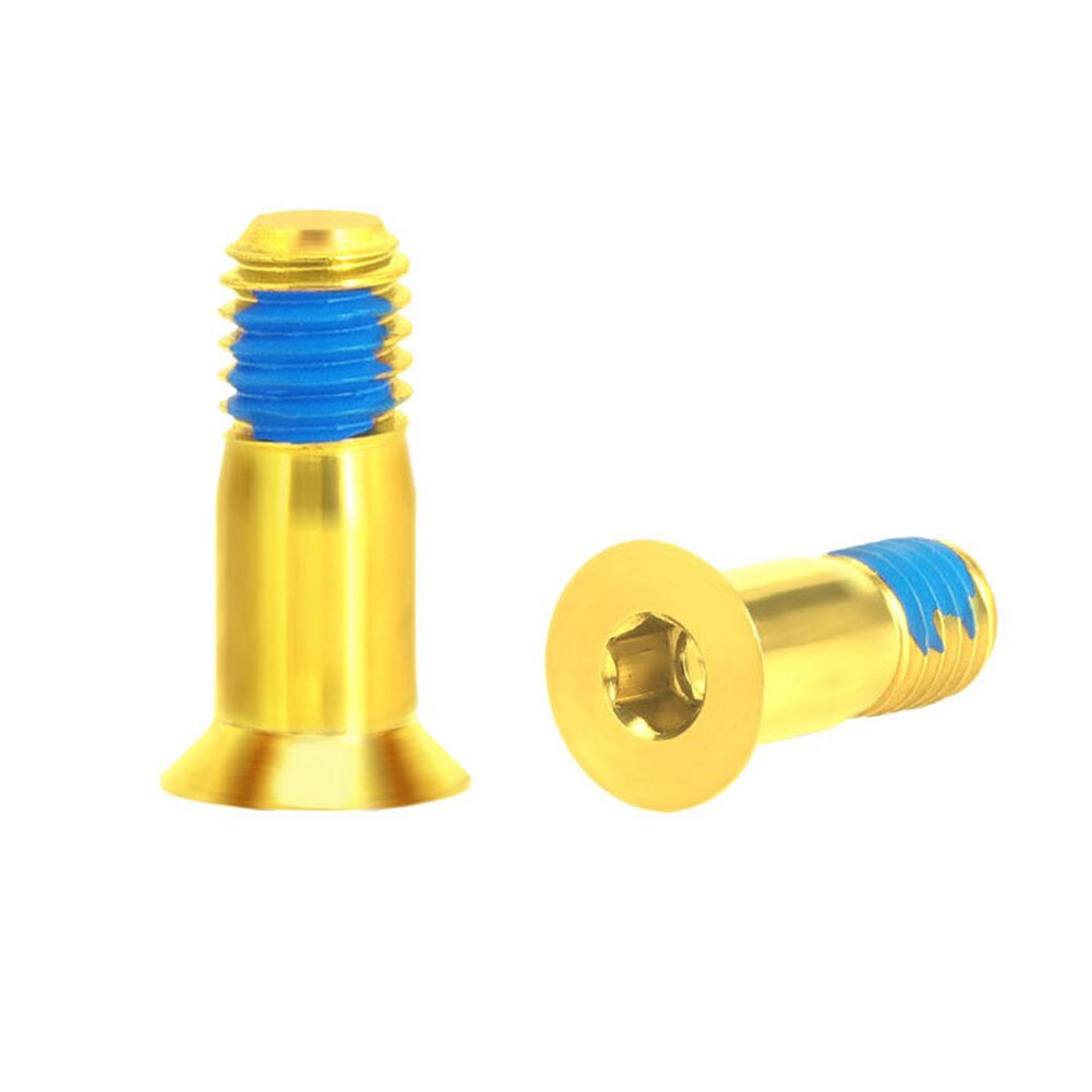 Newly 2PCS Titanium Bolts Hex Headed for Bicycle Rear Derailleur Jockey Wheel Pulley Fastening Bike Screws S66