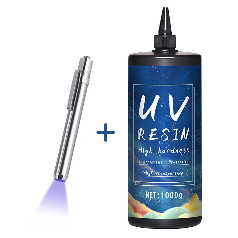 Pegamento de resina UV para joyería DIY, resina epoxi y lámpara UV Alta transparencia Secado rápido Alta dureza, 20 g, 50 g, 100 g, 250 g, 1000 g