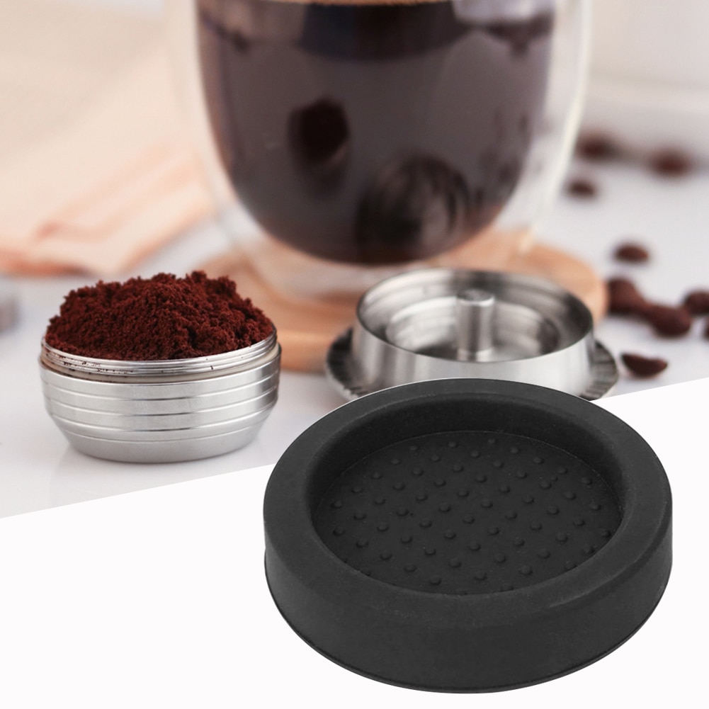 1 stk flot espresso kaffe tamper silikone rund tamper måtte (uden kaffe tamper) diameter stor