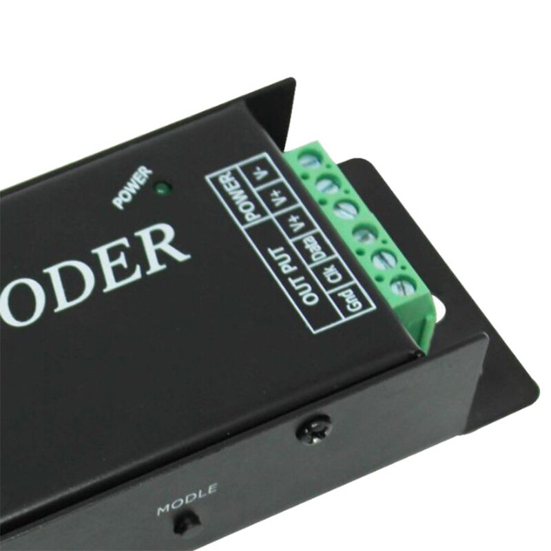 LED DMX TO SPI Decoder for 2801 6803 2812 2811 IC Strip DC5V 12V 24V Input DMX512 SPI TTL Pixel Signal Converter Controller