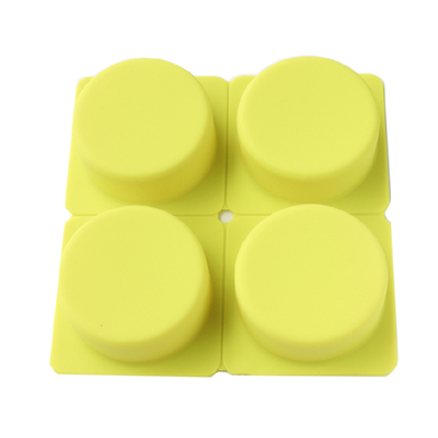 Molde de silicona con forma de flor para jabón, moldes de forma redonda 3D de silicona segura FDA, DIY, accesorios para el hogar hechos a mano para herramientas de fabricación de jabón: C