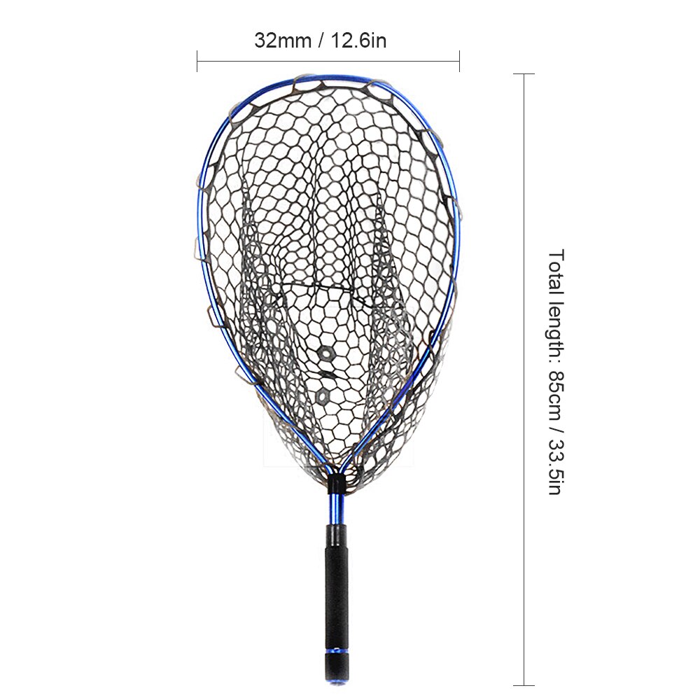 Visnet Met Vissen Lanyard Vis Schepnet Met Telescopische Handvat Voor Vis Springende Vrijgeven Karper Visnet Accessoire