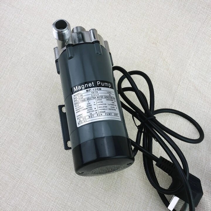 HomeBrew Pump MP-15R Food Grade 304 Stainless Steel Brewing Home brew 220V Magnetic Water Pump Temperature 140C 1/2" BSP/NPT