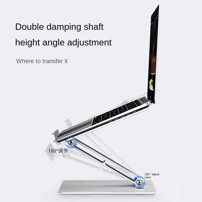 Laptop Stand Portable Gaming Notebook Aluminum Alloy Cooling Folding Lift Office Stand Computer Stand Chromebook