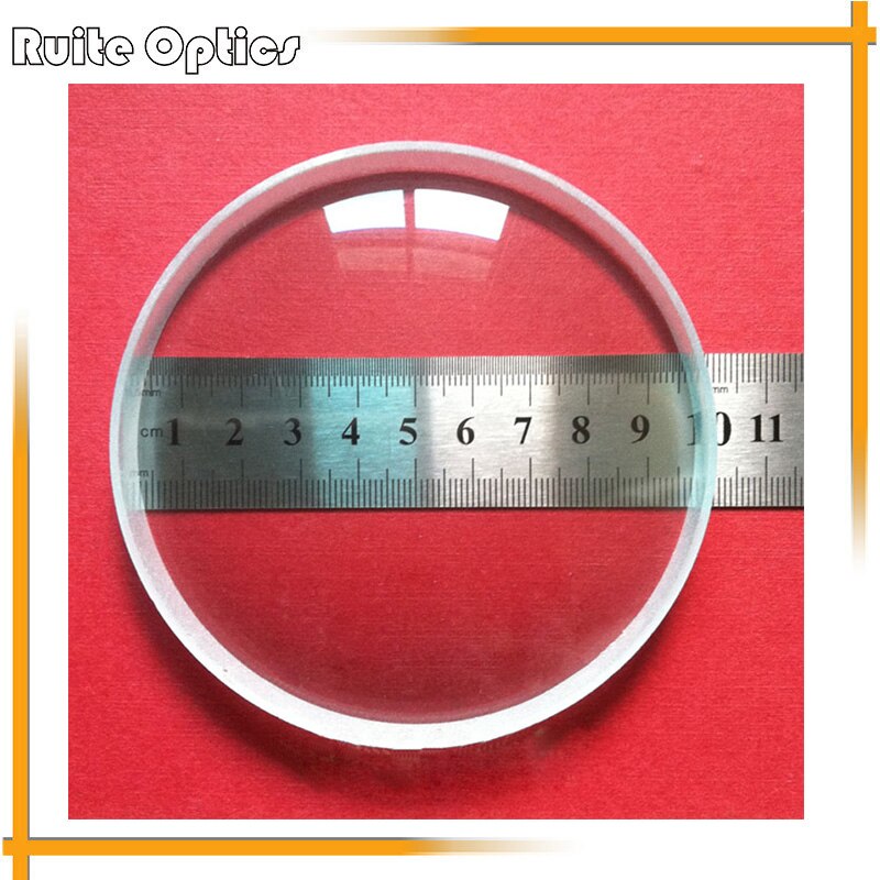 1pc 100mm diameter optiskt glas stor optik dubbel konkav glaslins brännvidd  -300mm