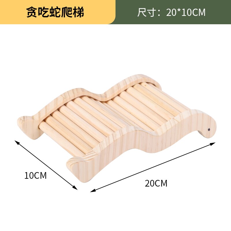 Wooden Hamster Multi-room Hamster Maze Toy Hamster Cage Landscaping Supplies Hamster Shelter Hamster Accessories Hamster Nest: 008