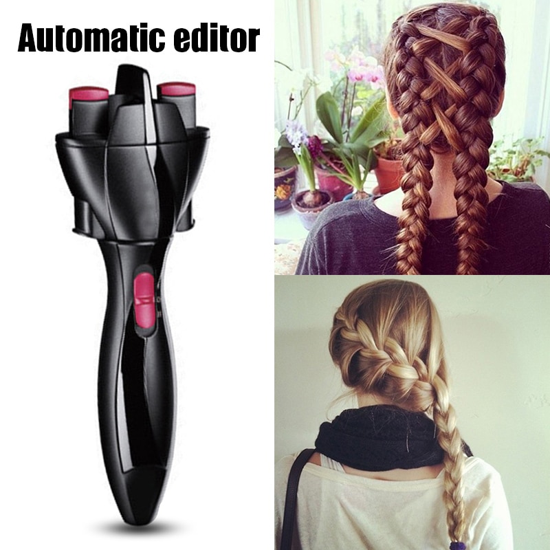 automatique cheveux Braider cheveux rapide style noueur intelligent électrique tresse Machine torsion tressé outil de bouclage
