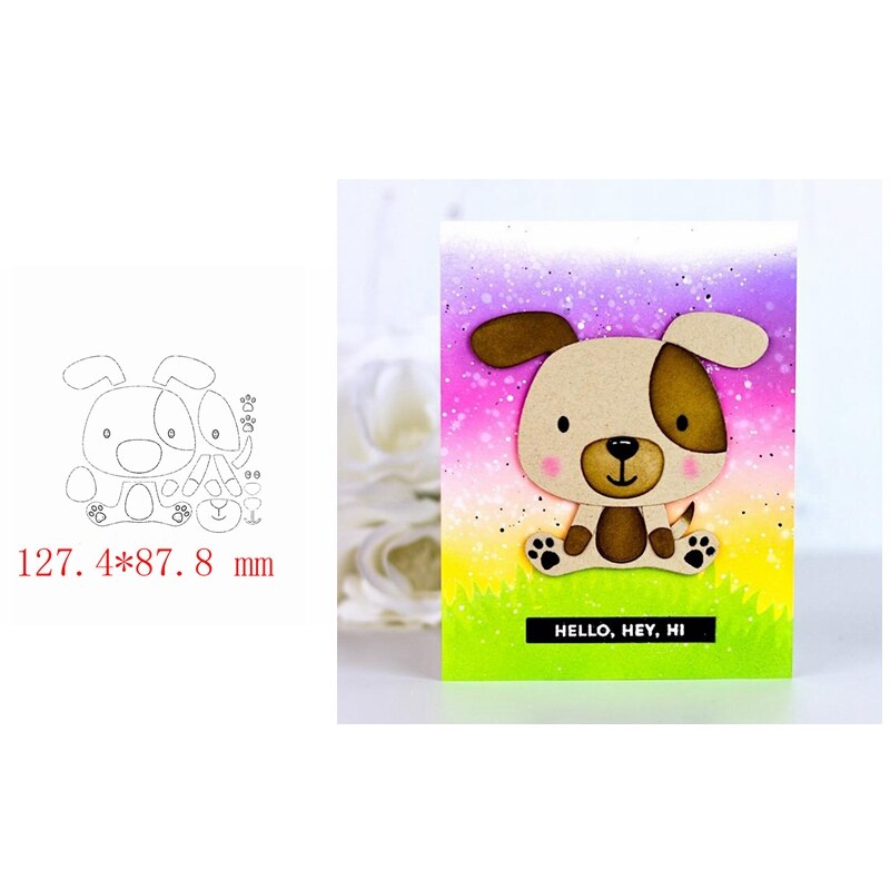Cute Animals Metal Cutting Dies DIY Scrapbooking Die Cuts For Card Making: H3474