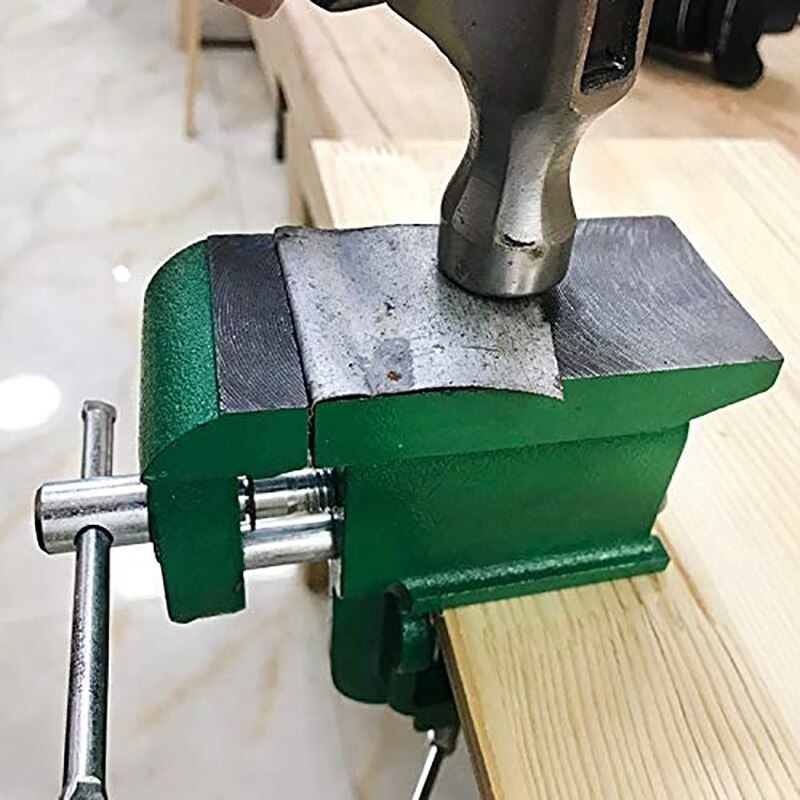 Städbänk skruvstäd, funktionell träbearbetning tung bordsskruv, bordsstäd klämma, diy fixtur klämma, käftöppning 2.75 tum
