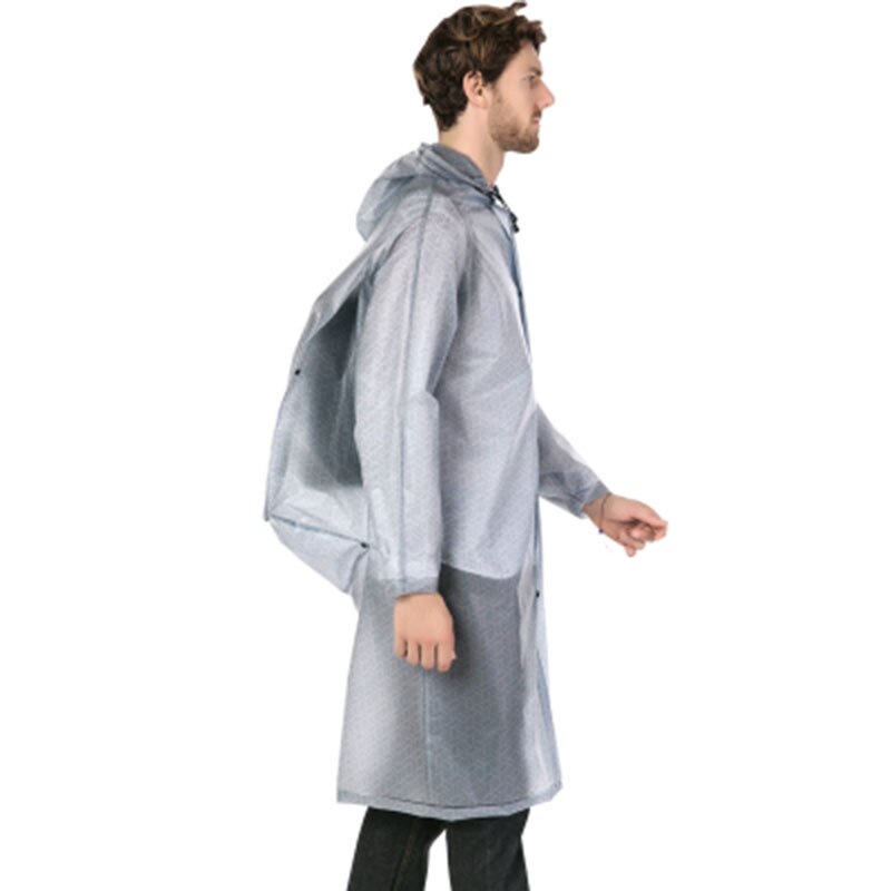 Transparent Rain Coat Female Long Waterproof Jacket Poncho Female Rain Cover Chuva Jacket Veste Anti Pluie Rain Gear L: Type1 / XL