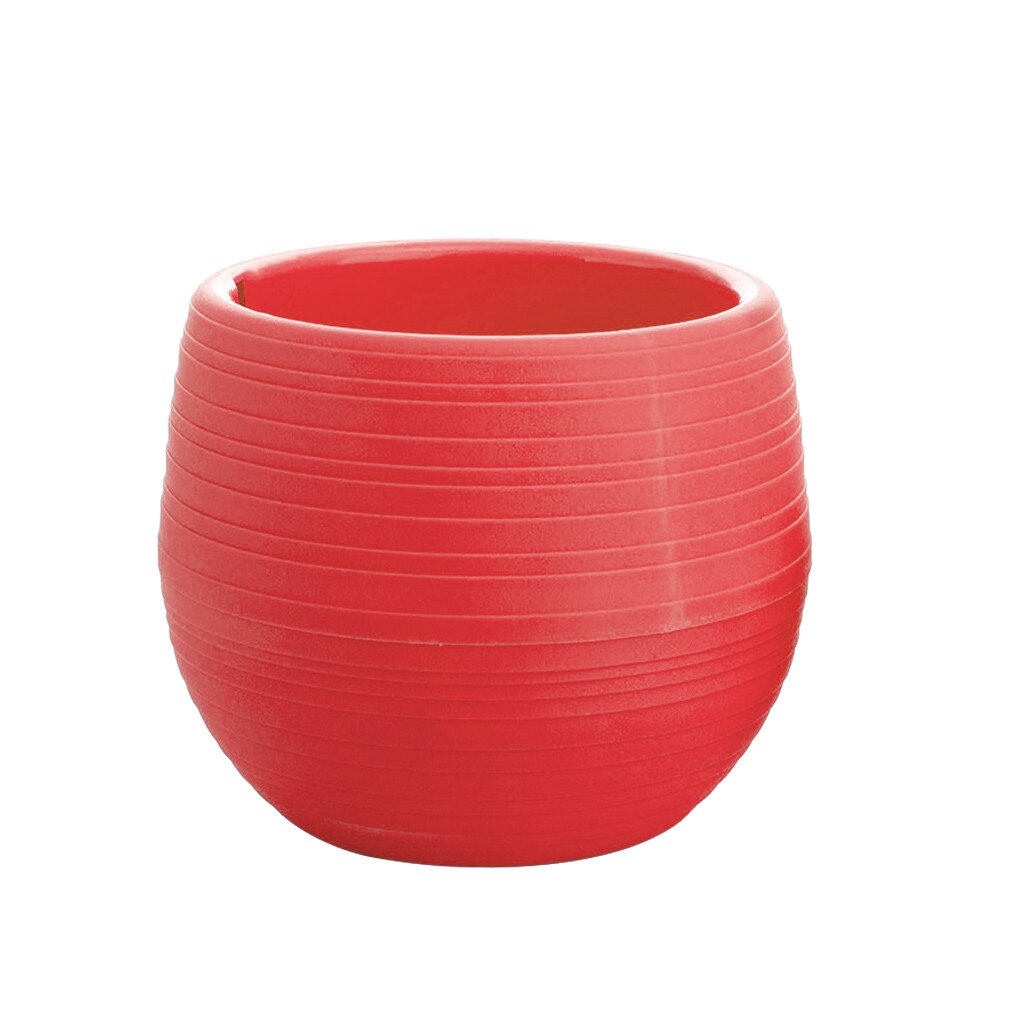 5 Colors Mini 10*10cm Colorful Plastic Flower Pot Succulent Plant Flowerpot For Succulent Plants Home Office Decoration: D