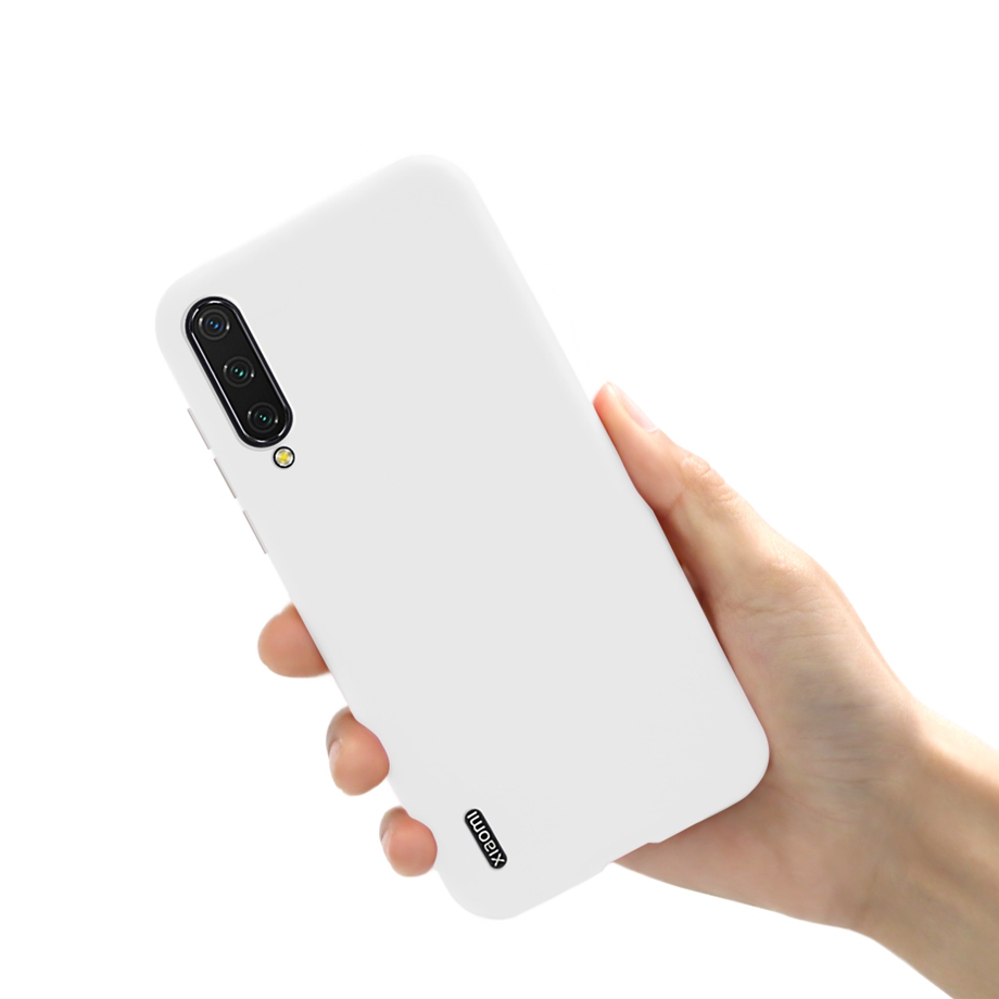 Voor Xiaomi mi A3 case TPU zachte Siliconen Terug telefoon gevallen cover voor Xiaomi MI A3 MiA3 EEN 3 mi9 xiaomi mi 9 lite 9 se Case Fundas: Canvas / Donkergrijs