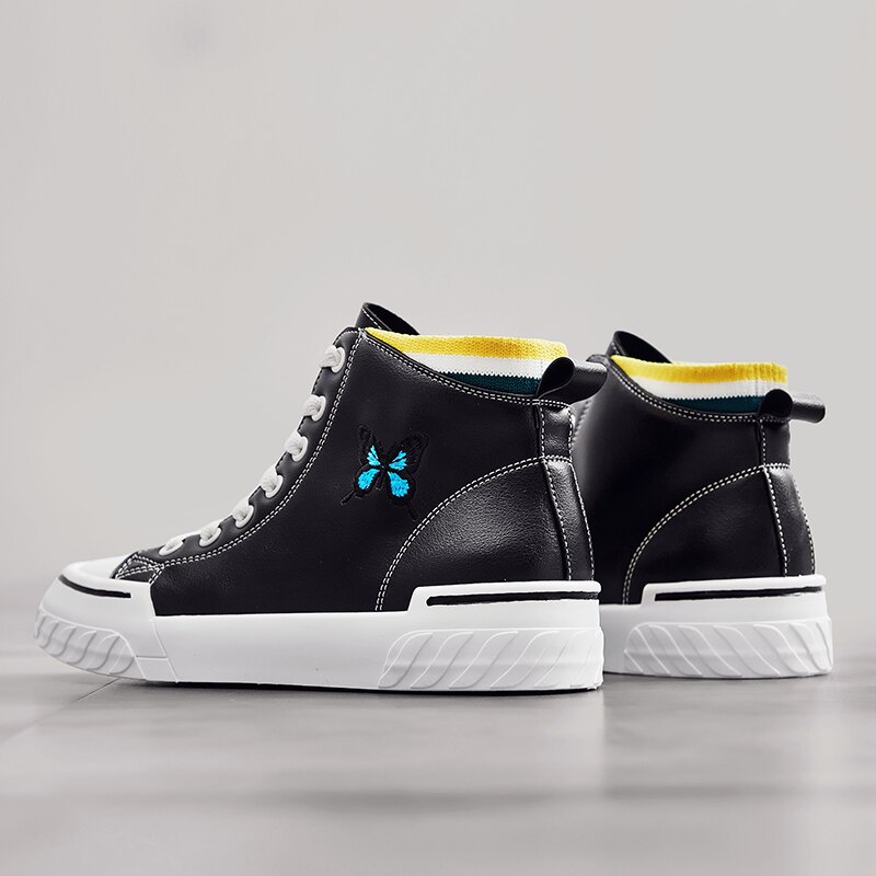 Autumn and Winter High-top All-match Board Shoes White Shoes Simple and Fashionable Trendy Shoes for Women Sneakers