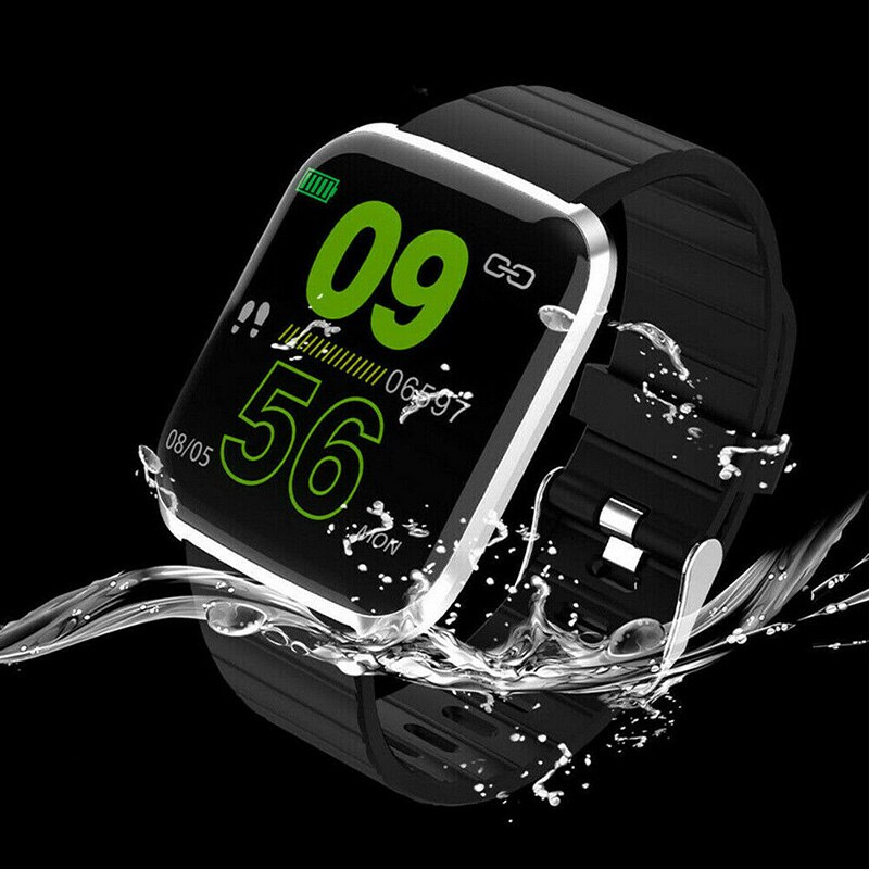Smart Band Watch - Fitness Tracker Blood Pressure Heart Rate Monitor - Color LCD Touch Screen