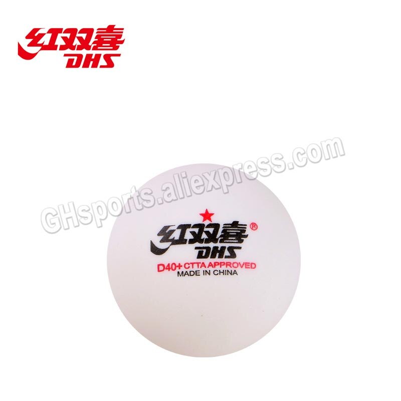 100 bollar dhs bordtennis boll dhs  d40+ 1- stjärniga plast abs original dhs ping pong bollar