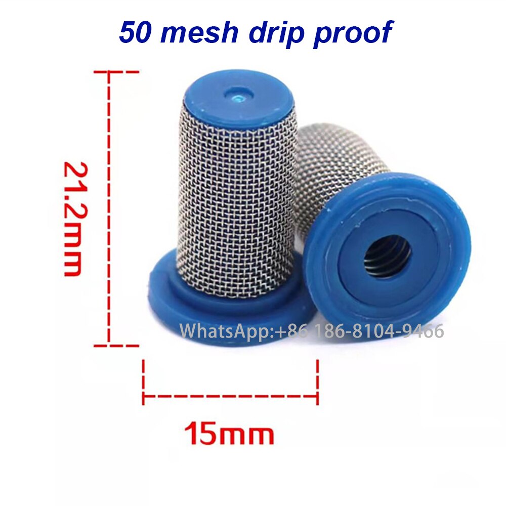 Sprayer Düse Filter für landwirtschaft pestizid dispenser 50 mesh 80 mesh 100 mesh: green