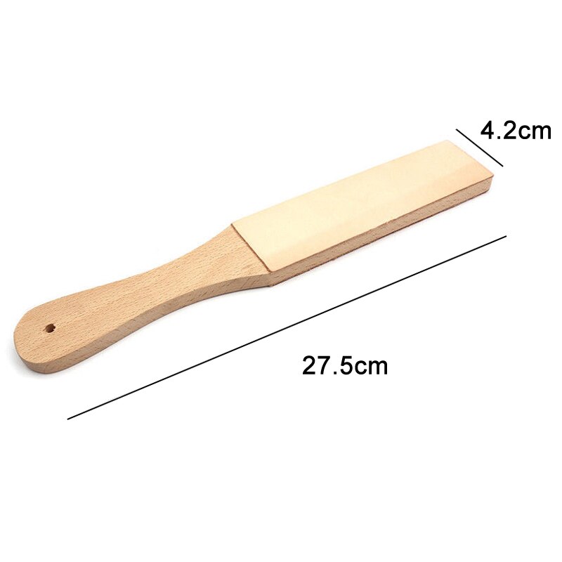 Dual Sided Leather Blades Strop Cutter Razor Sharpener Polishing Board Sharpen Home Tools DIN889