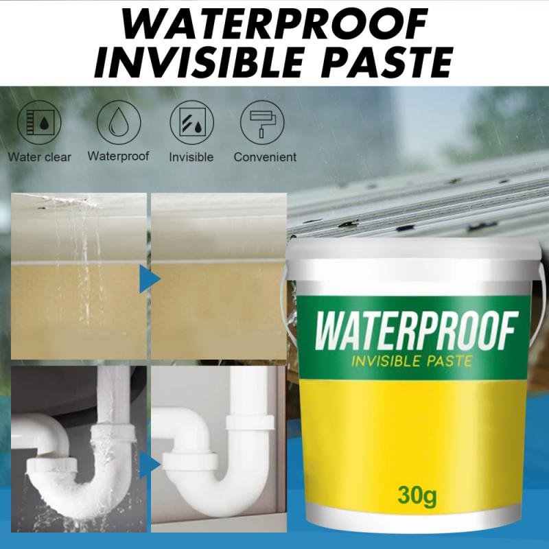 Waterproof Transparent Sealant Toilet Interior Exterior Wall Roof Bathroom Waterproof Paste High Temperature Frost Resistance