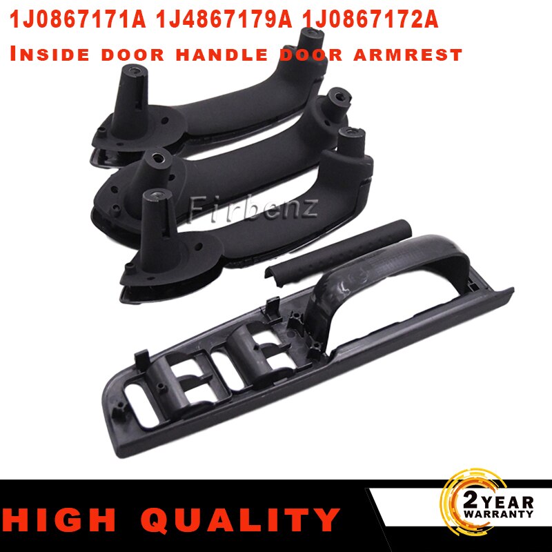 Reposabrazos de puerta interior para Volkswagen Bora Golf 4 MK4 Jett, 1J0867171A 1J4867179A 1J0867172A, 1J4 867180A, 1999-2004