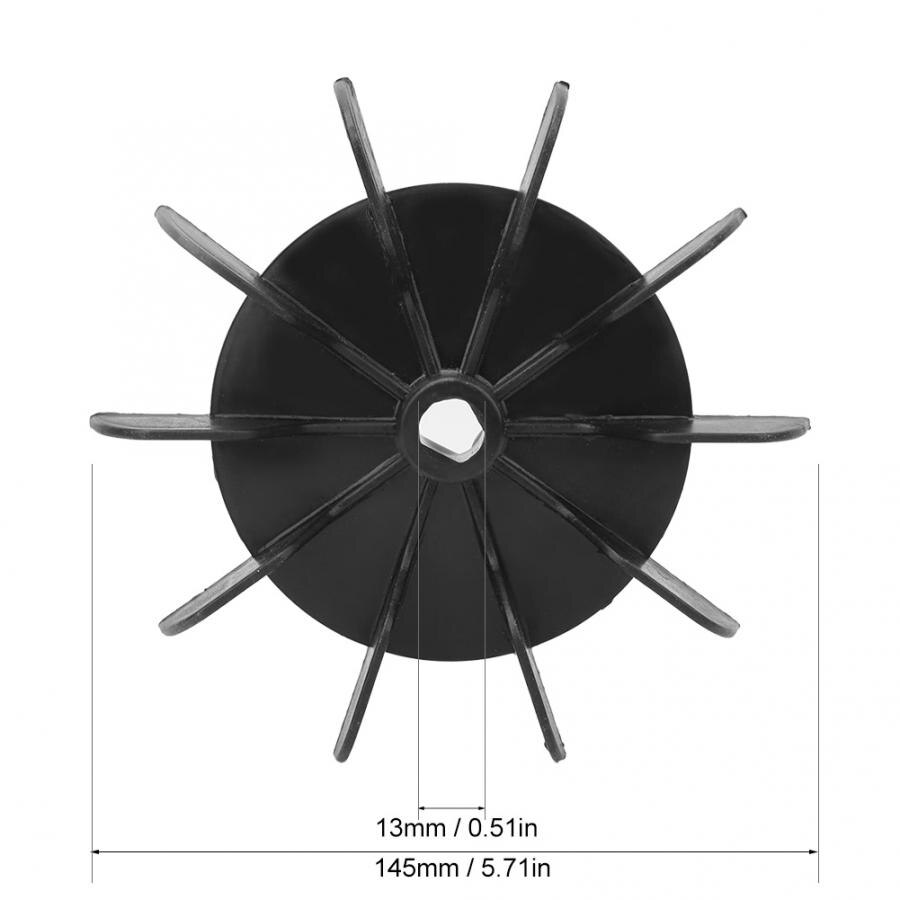 5 Pcs Direction Connection Fan Blade 13mm 10-Blade Impeller Air Compressor Motor Fan Accessory Motor Fan Blade