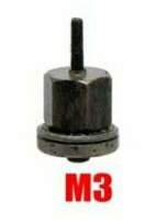 Hand Rivet Nut Head Nuts Easy Installation Riveter Tool Tip Mandrel Head Replacements M3 M4 M5 M6 M8 M10 Threaded Riveter Nut: M3