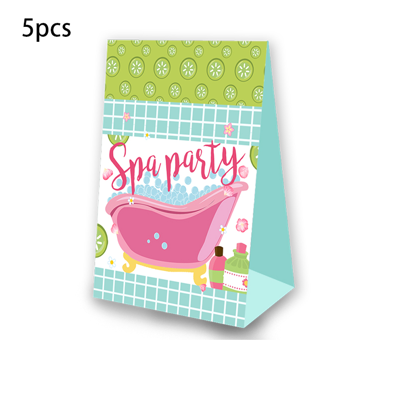 SPA Theme Party Favor Popcorn Box Candy Box Box theme Birthday Party Supplies Decoration Party Suppli: Candy Box-F-5PCS