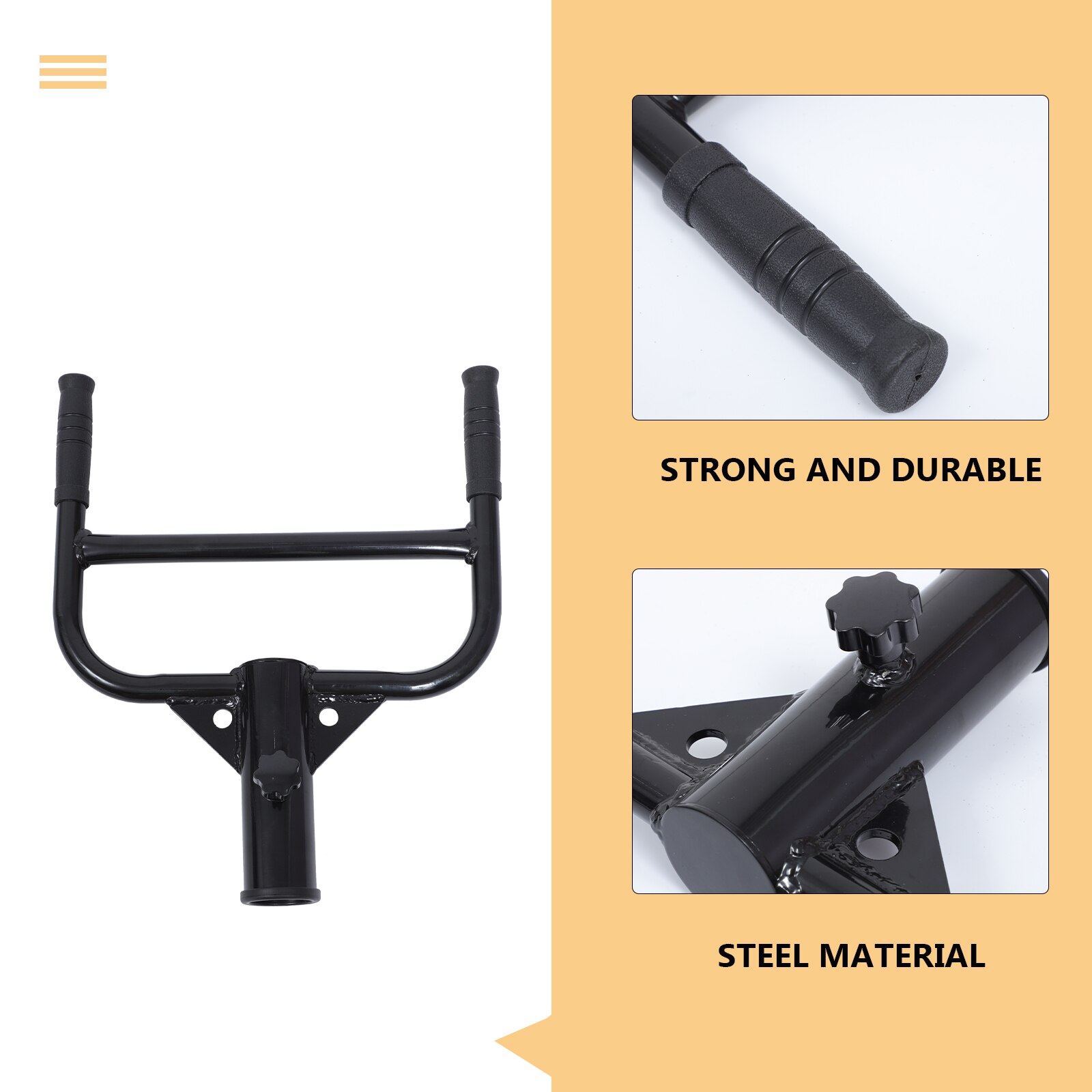 Barbell Press Push Bar Weightlifting Deadlift Squat Handle T-Bar Row Plateform for Barbell Push Handle Barbell Shoulder Support