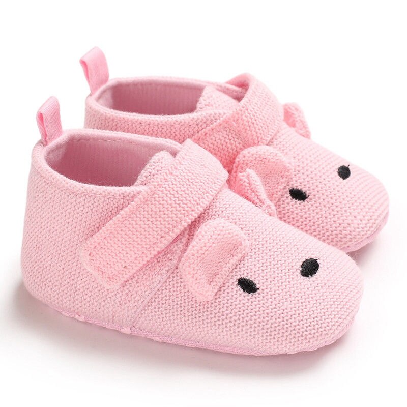Inverno Caldo Scarpe per Bambini Stivali Delle Ragazze e Dei Ragazzi Del Fumetto Stivaletti Da Neve Antiscivolo per Bambini Piatto Carino casuale: Colore rosa / 12