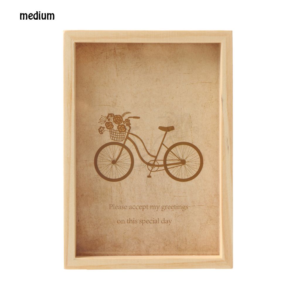 3 Maten Houten Fotolijst Houten Wanddecoratie Kinderen Schilderen Display Box Diy Handgemaakte Fotolijst Home Decor: 13.2X10cm