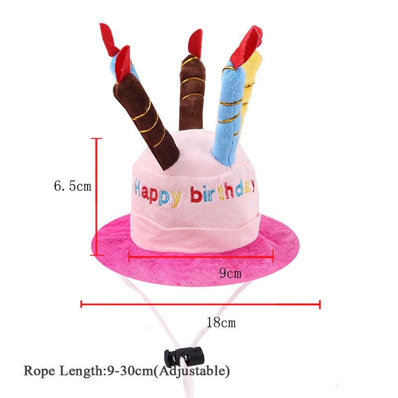 Simpatico cane da compagnia trasforma cappello torta di compleanno cappello cappello da gatto indossando simpatici regali in erba per animali domestici
