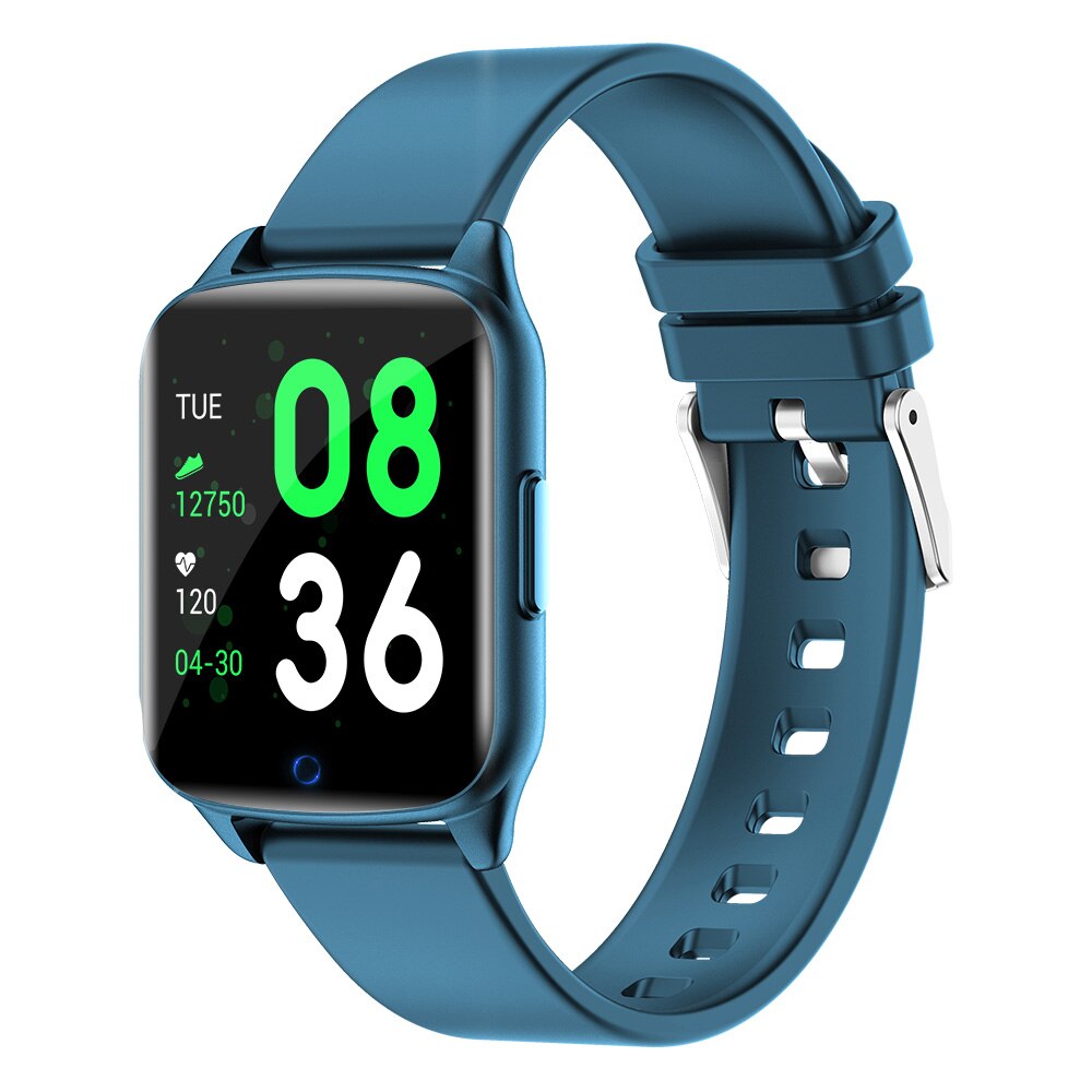 LIGE femmes montre intelligente femmes sport étanche pour iPhone smartwatch moniteur de fréquence cardiaque fonction de pression artérielle Fitness tracker: Blue