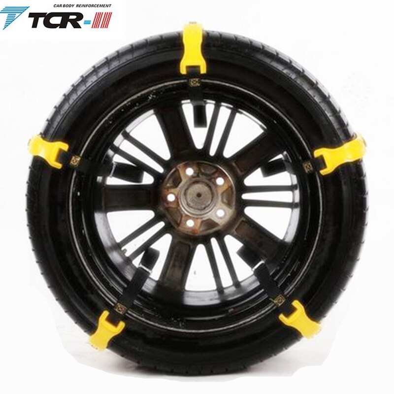 1pcs Spikes for Tires Plastic Snow Chains 6pcs/lot Car Tire Snow Chains Beef Tendon VAN Wheel Tyre Anti-skid TPU Chains