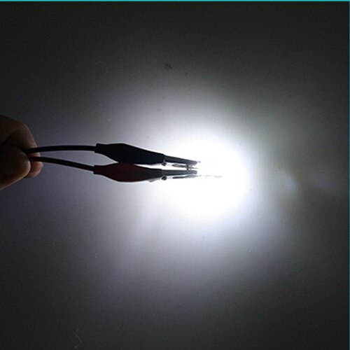 10 kpl  t10 led canbus auton valo 194 168 w5w led parkkivalon polttimo 6 smd silikageeli led automaattinen kiila välyslamppu instrumenttilamppu: Valkoinen