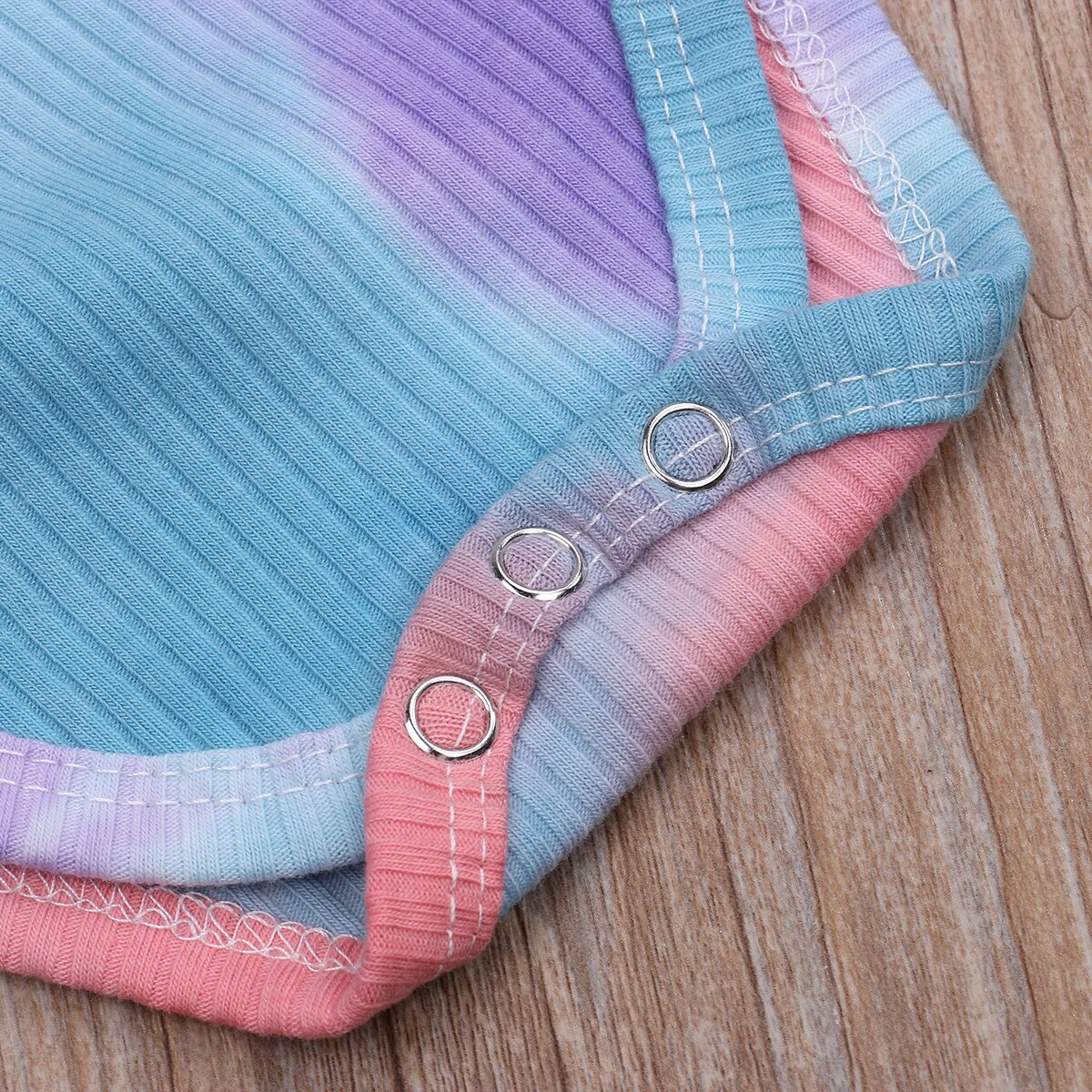 2 stuks babymeisjes jongens tie-dye mouwloze riem bodysuits hoofdband bedrukte jumpsuits 0-24m
