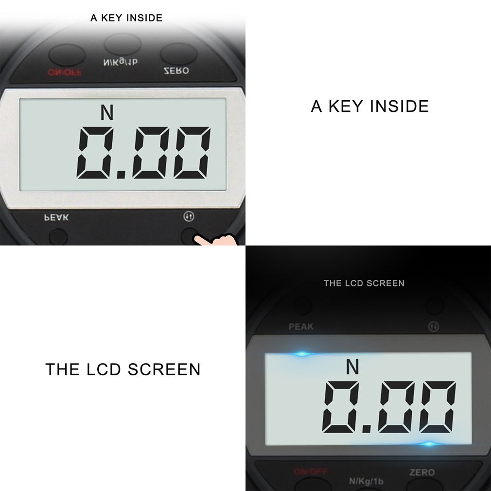 High Precision Economic Digital Force Gauge Digital Push-pull Force Meter Kilogram Tensile Testing Machine Dynamometer