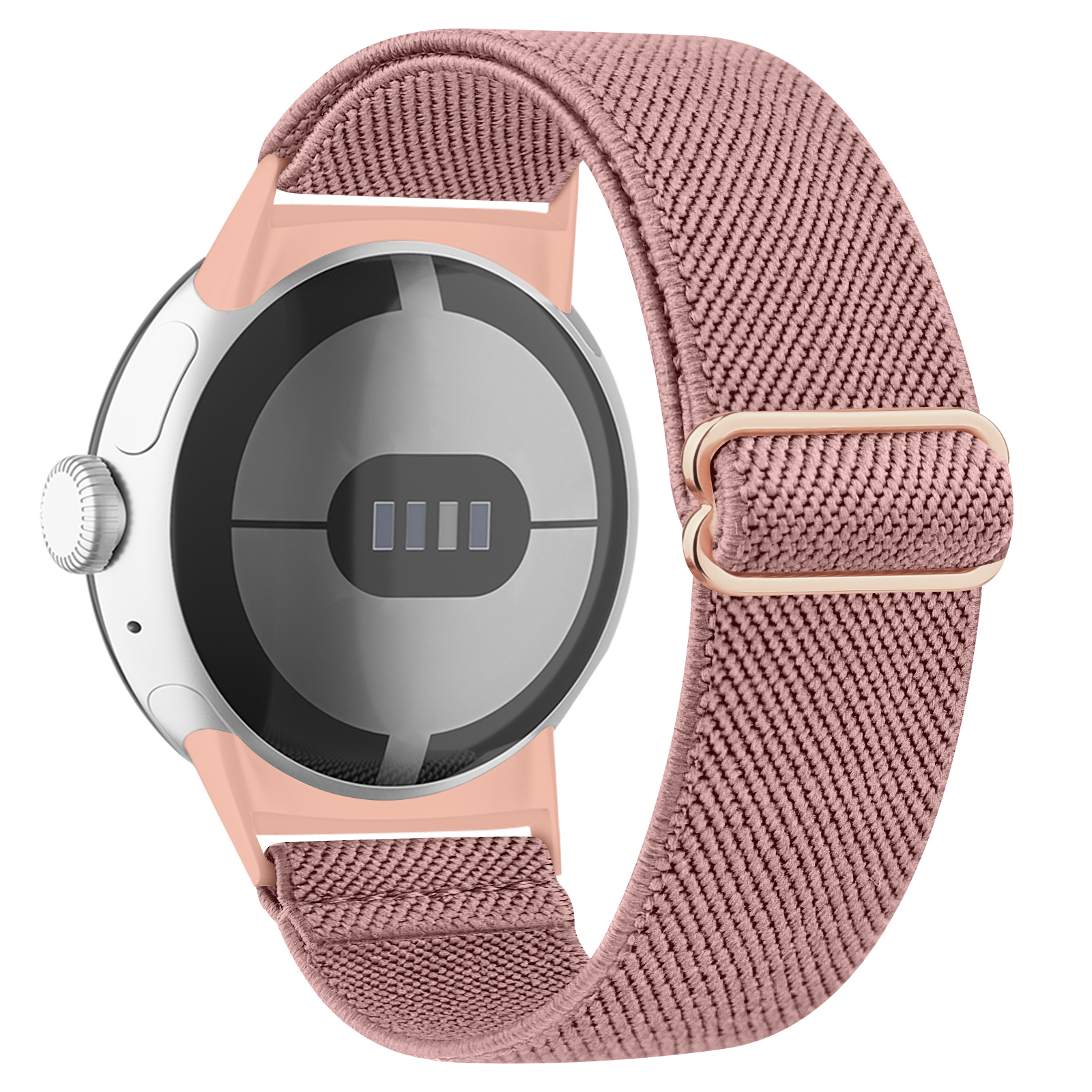 Elastic Nylon Strap For Google Pixel Watch Band Adjustable Watchband Wristband For Google Pixel Watch Strap Bracelet Correa: Beige