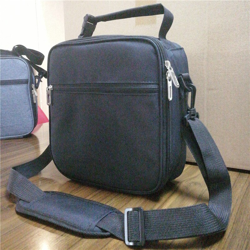 Custom Thick Aluminum Foil Portable Ice Oxford Cloth Diagonal Picnic Ice Pack: black