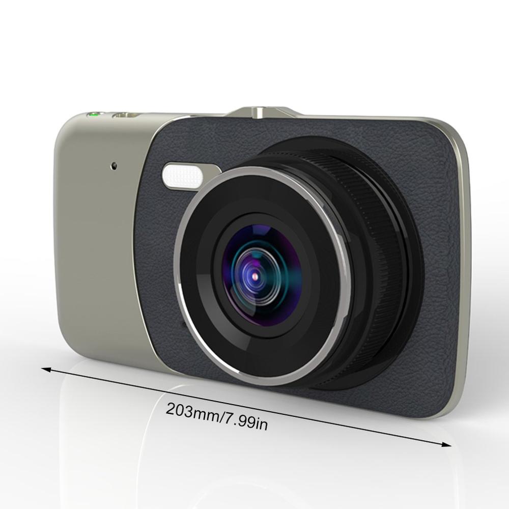 X4.4" Car DVR Rear View Mirror GPS Dual Lens Camera Car DVR Dash Cam Video Recorder G-Sensor Night Vision