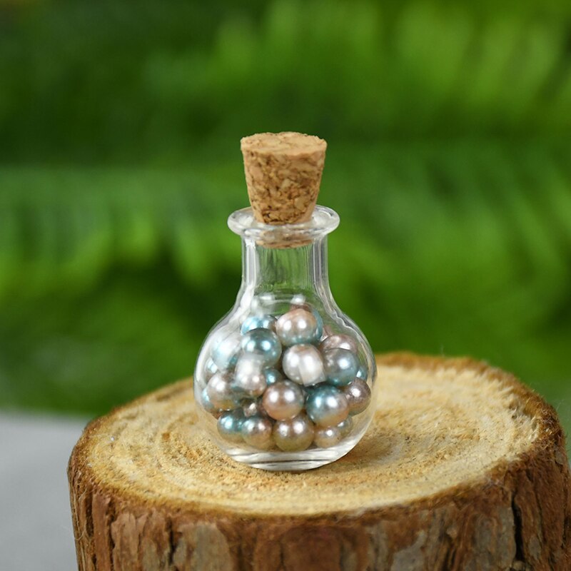 Bouteilles en verre de Potion Miniature, 10 pièces, Mini bouchon en liège, bouteille de souhait à dérive pour mariage, décoration de la maison, Mini conteneur