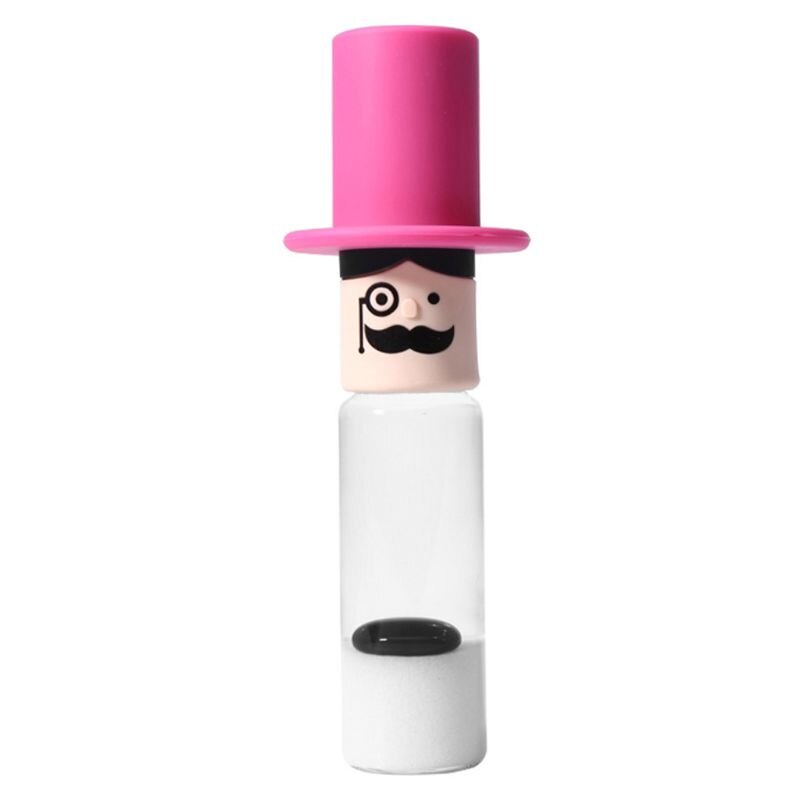 Bonne ferrofluide cylindrique dans une bouteille Anti-Stress jouets magnétique liquide affichage aimant drôle bureau jouet: Rose